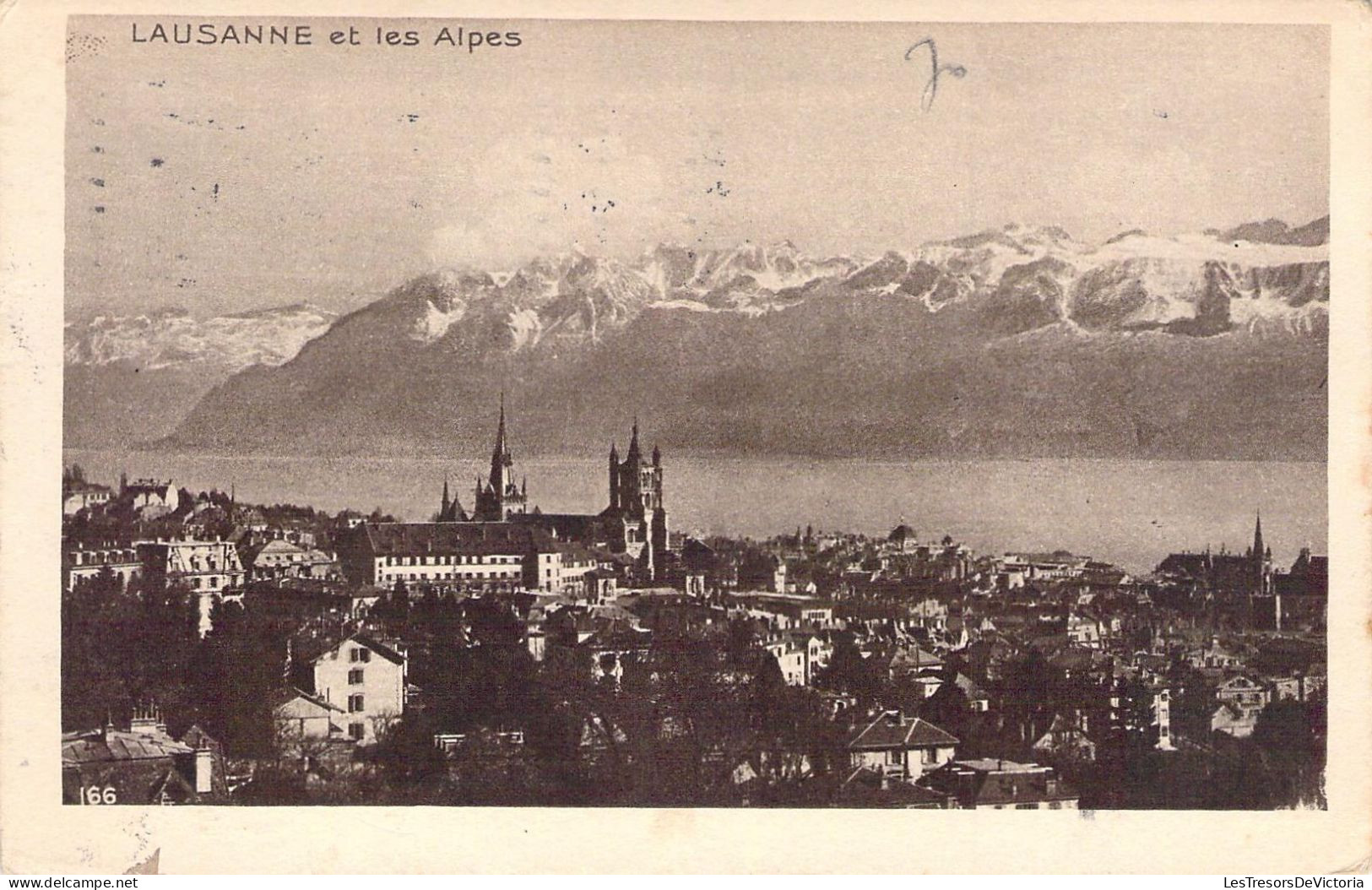 SUISSE - Lausanne Et Les Alpes - Carte Postale Ancienne - Lausanne