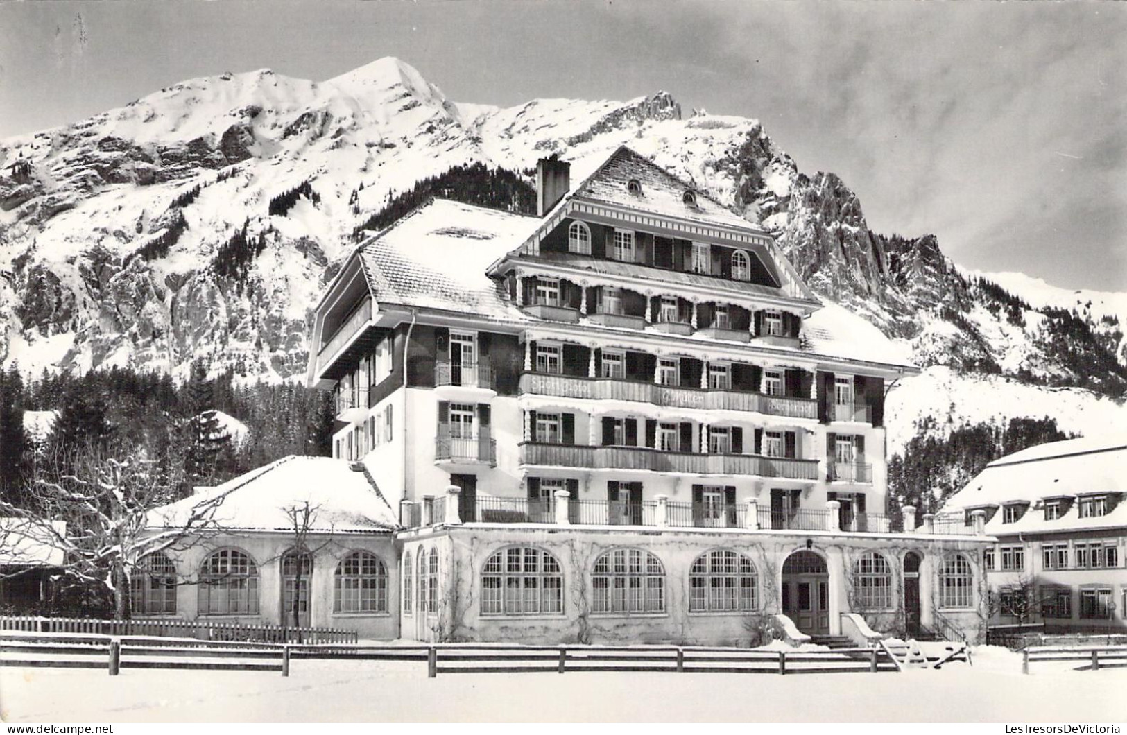 SUISSE -  KANDERSTEG - Hotel Bernerhof - Carte Postale Ancienne - Berne