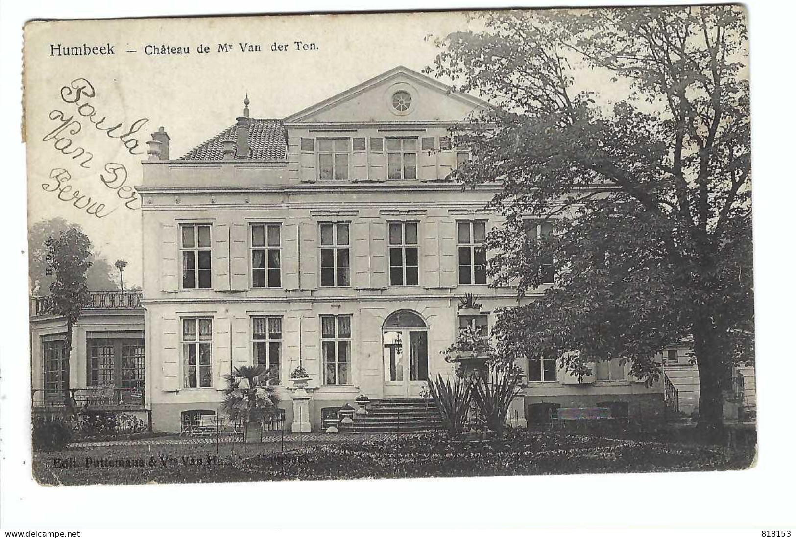Humbeek - Château De Mr Van Der Ton 1908 - Grimbergen