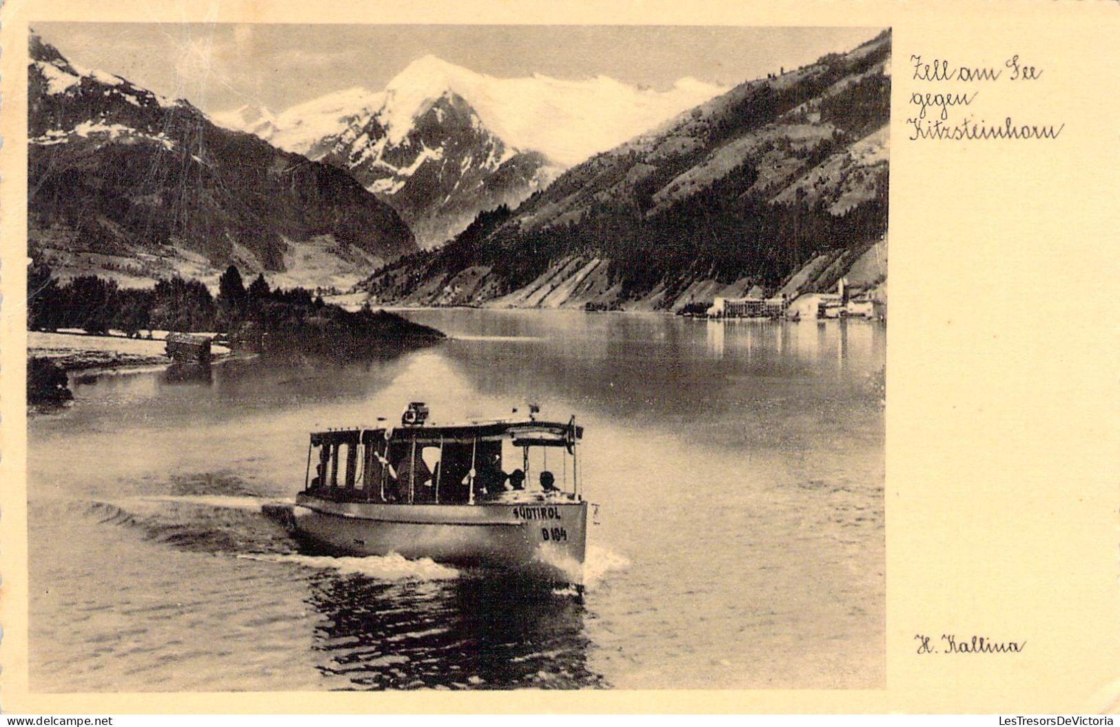 SUISSE - Zell See Gegeu Kitrsteinharu - Carte Postale Ancienne - Stein