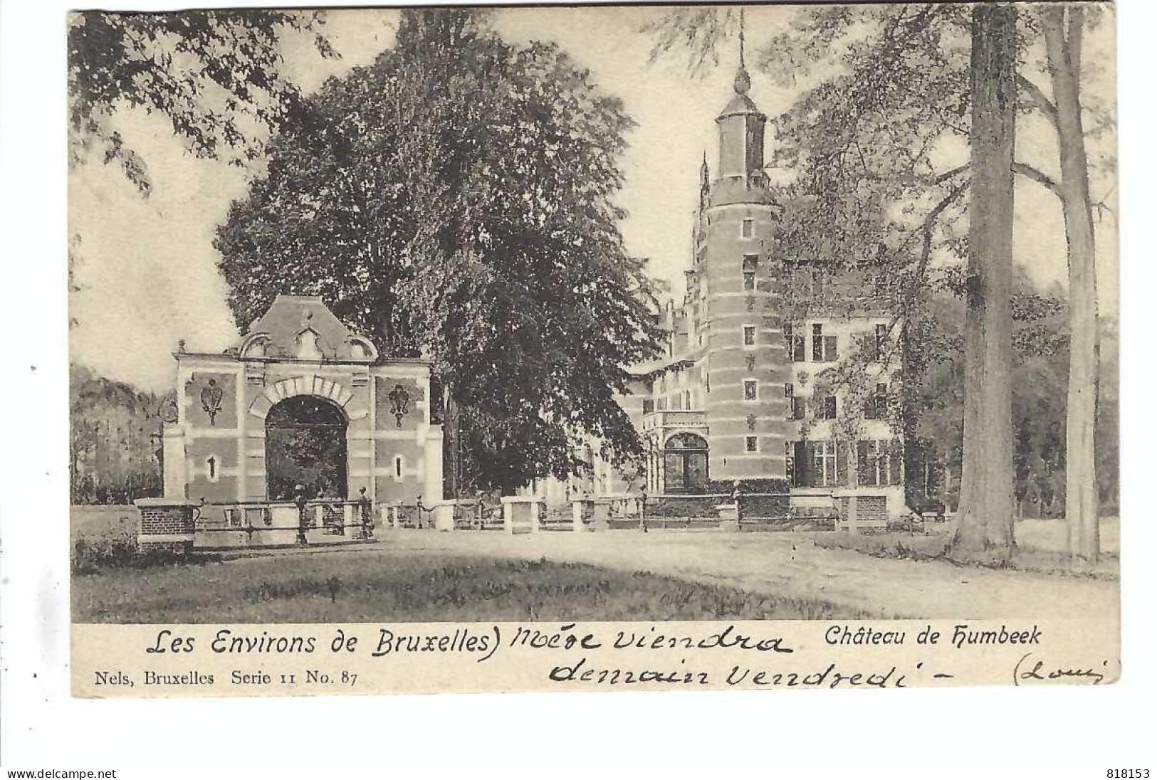 Humbeek - Château De Humbeek  Les Environs De Bruxelles 1904 - Grimbergen