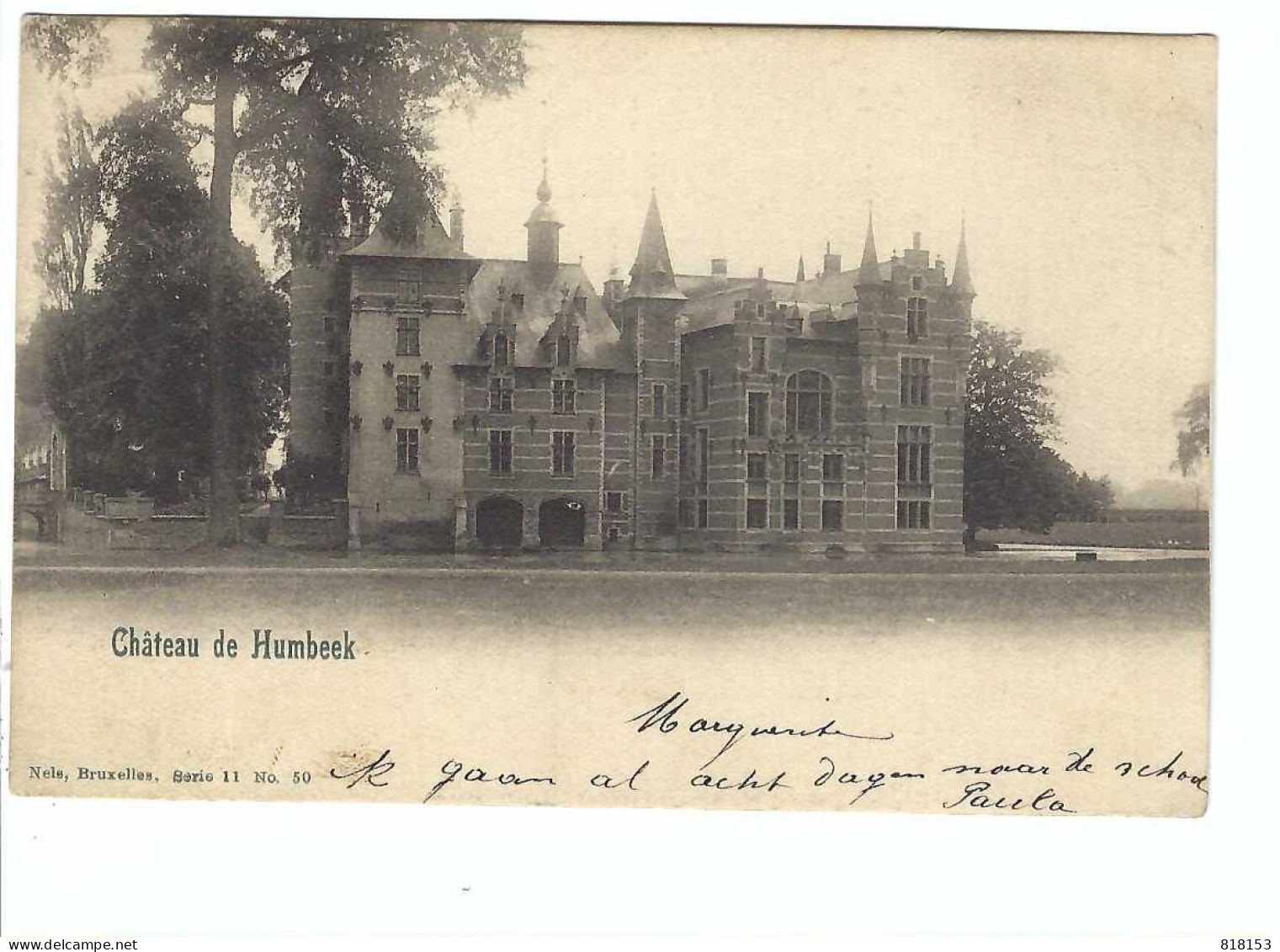 Humbeek - Château De Humbeek   1905 - Grimbergen