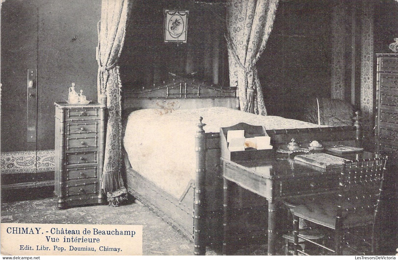 BELGIQUE - Chimay - Château De Beauchamp - Vue Intérieure - Carte Postale Ancienne - Chimay