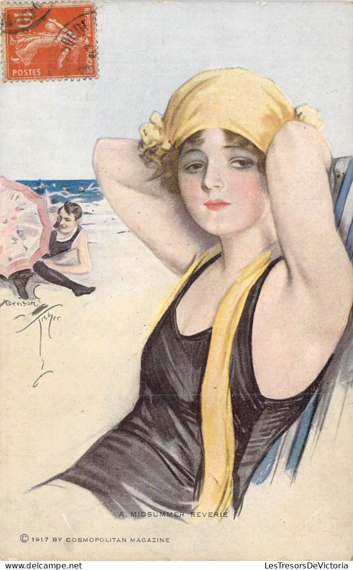 ILLUSTRATEURS NON SIGNES - Femme à La Plage En Maillot - A Midsummer Reverie - Carte Postale Ancienne - Ohne Zuordnung