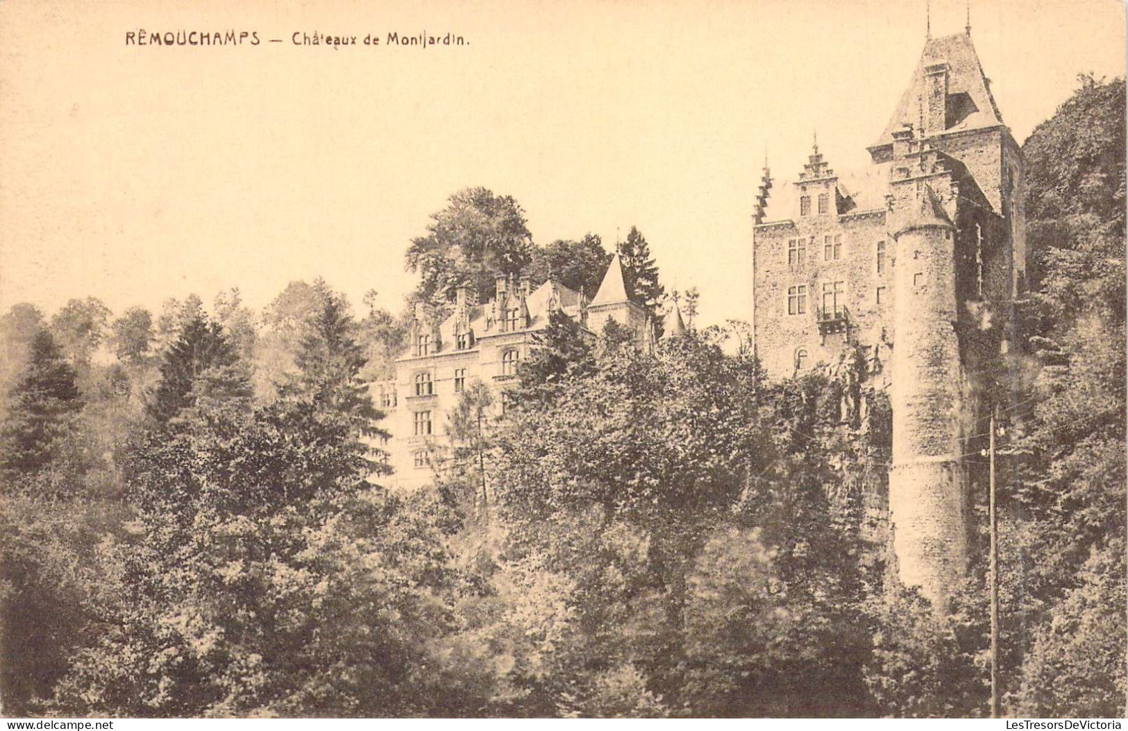 BELGIQUE - REMOUCHAMPS - Châteaux De Montjardin - Carte Postale Ancienne - Autres & Non Classés