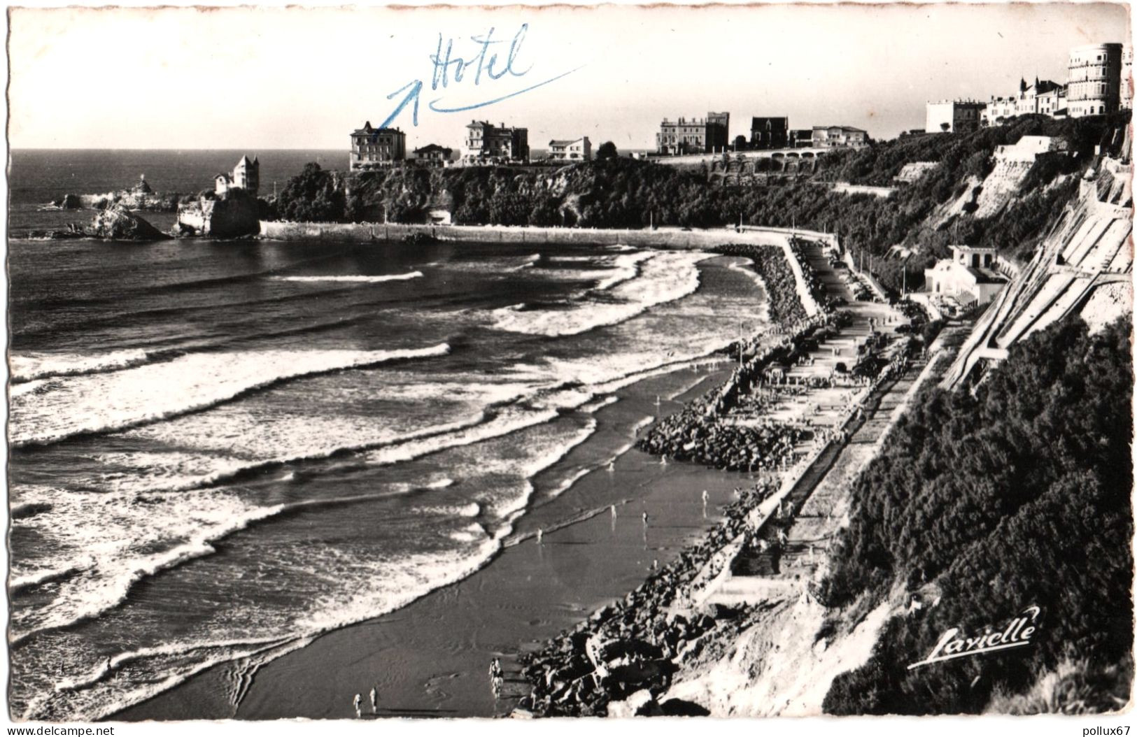 CPSM DE BIARRITZ  (PYRÉNÉES-ATLANTIQUES)  LA CÔTE DES BASQUES - Biarritz