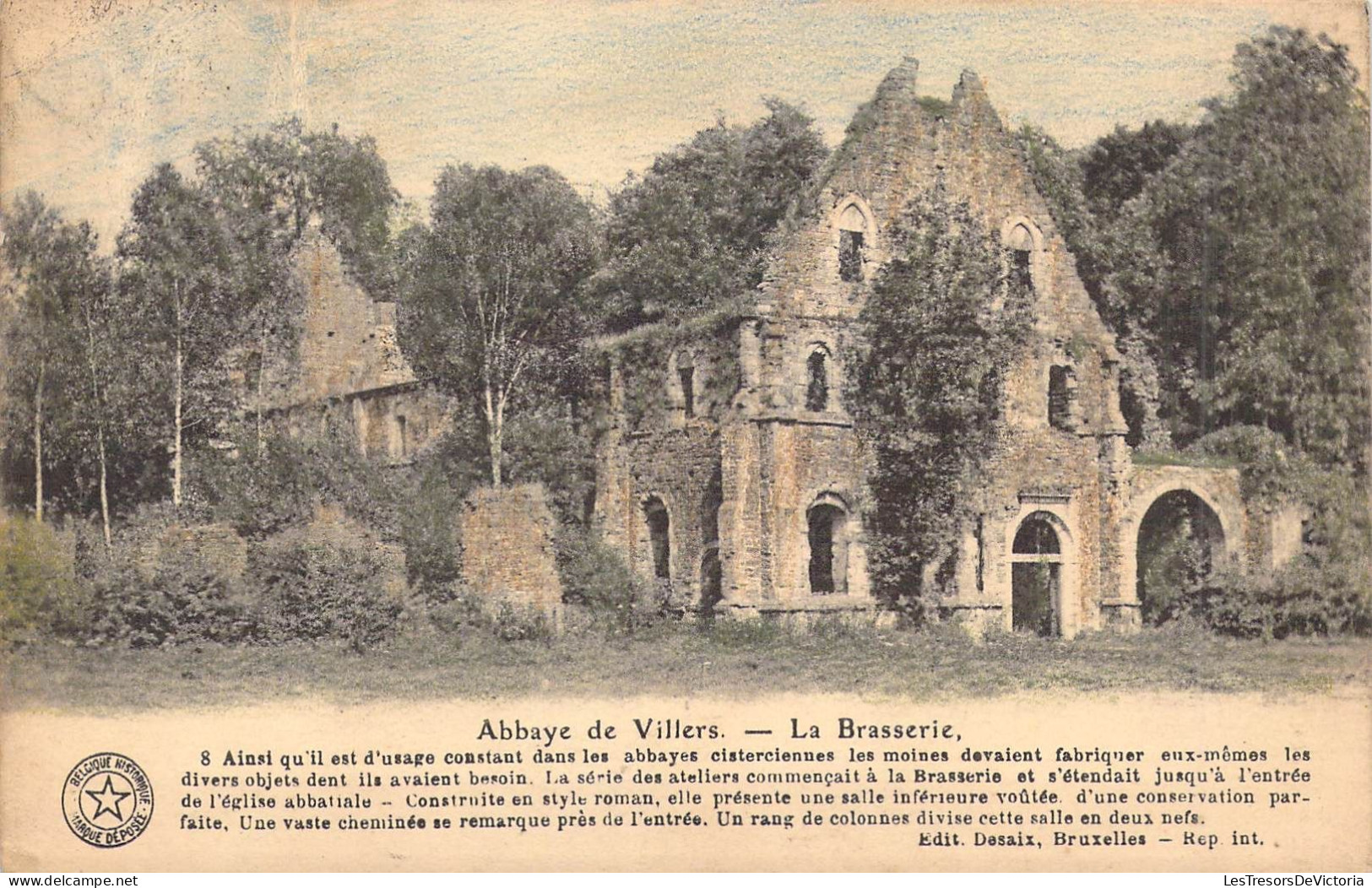 BELGIQUE - VILLERS - Abbaye - La Brasserie - Edit Desaix - Carte Postale Ancienne - Villers-la-Ville
