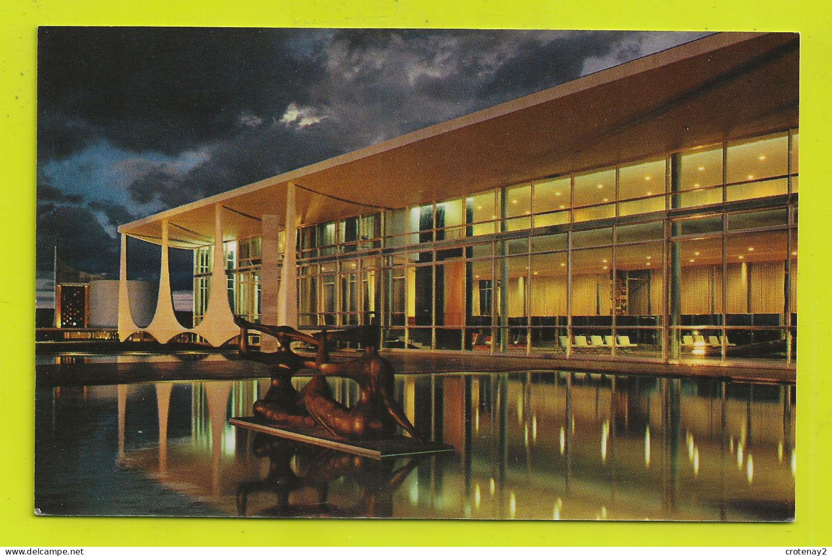 Brésil BRASILIA N°115 D.F Brasil Palacio Da Alvorada VOIR DOS En 1963 - Brasilia