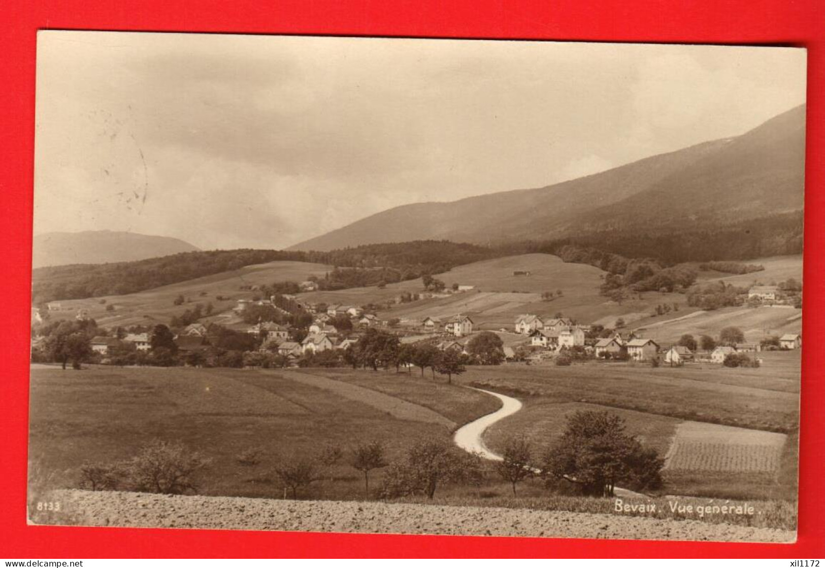 DBC-24  Bevaix.  Vue Générale.   Circulé  Vers Saint-Blaise Perrochet-Matile 8133 - Bevaix