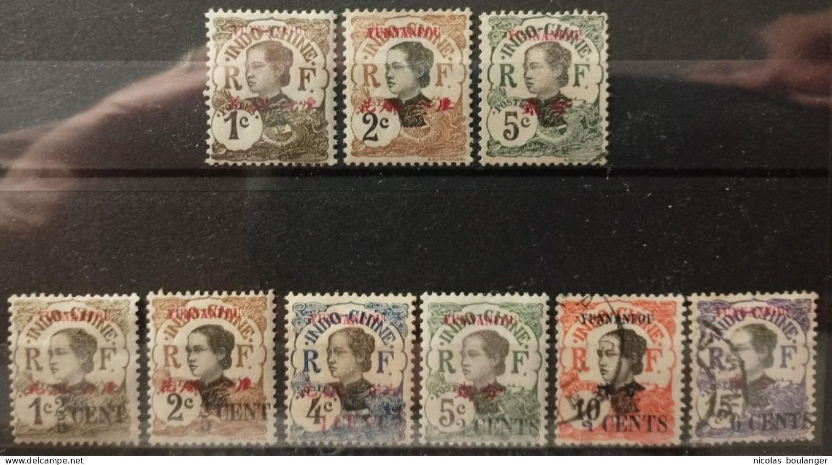 Yunnanfou 1908-19 / Yvert N°33-34 + 36 + 50-55 / * Et Used - Unused Stamps