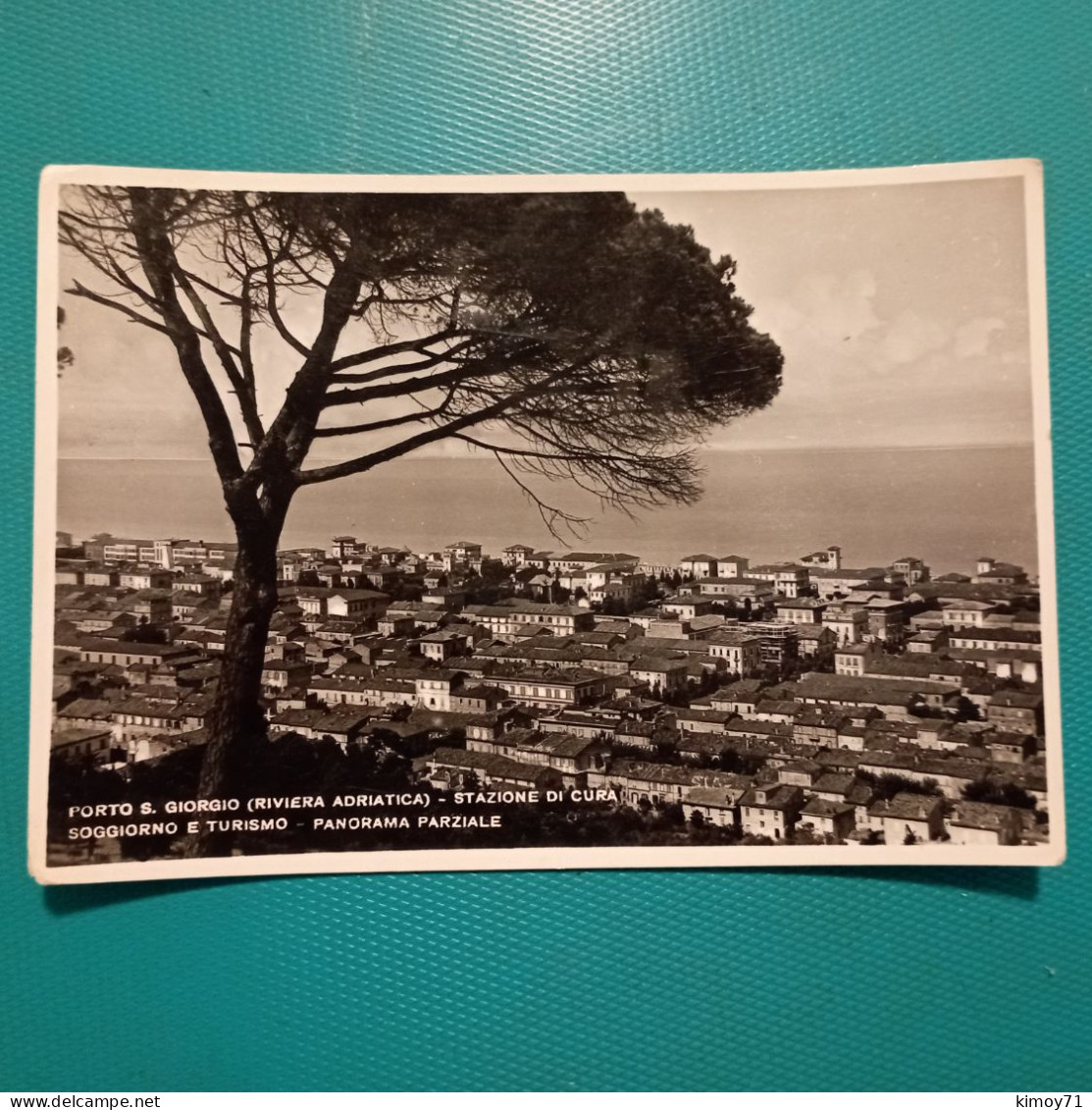 Cartolina Porto S. Giorgio - Staz. Di Cura - Soggiorno E Turismo - Panorama Parziale. Viaggiata 1949 - Fermo