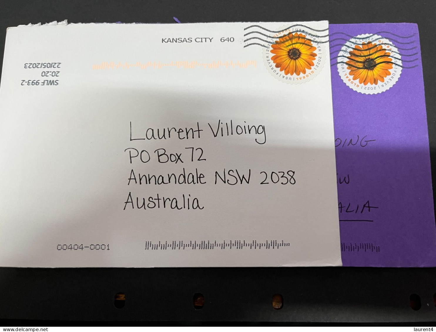 (2 R 27) 3 Letters Posted From USA To Australia - 3 Cover (posted During COVID-19) 18 X 13 Cm - Storia Postale