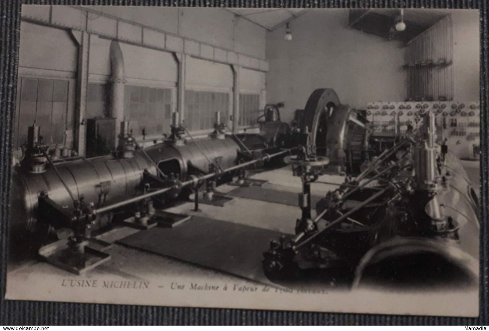 CARTE POSTALE ANCIENNE MICHELIN CLERMONT-FERRAND USINE MACHINE VAPEUR 1905-1910 - Industry