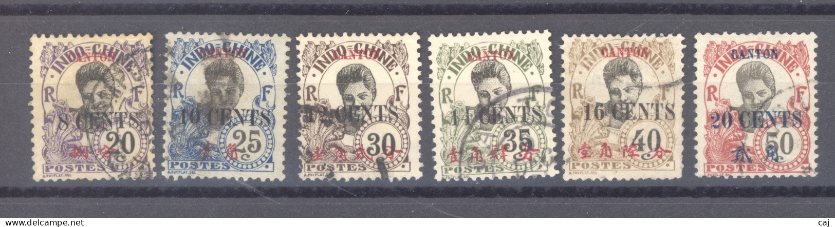 Canton  :  Yv  73-78  (o) - Used Stamps