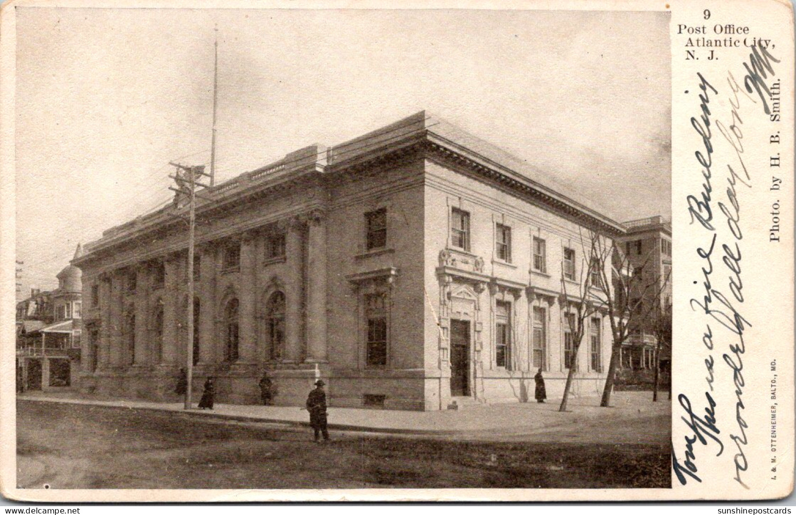 New Jersey Atlantic City Post Office  - Atlantic City