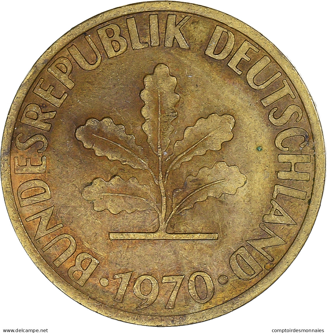 Monnaie, Allemagne, 5 Pfennig, 1970 - 5 Pfennig