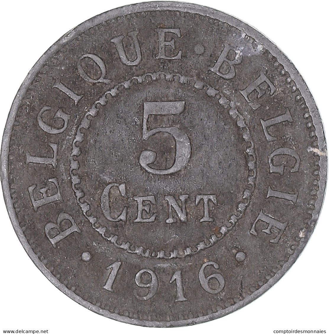 Monnaie, Belgique, 5 Centimes, 1916 - 5 Cents