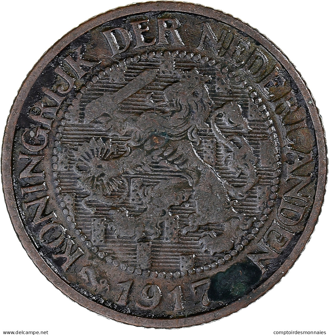 Monnaie, Pays-Bas, Cent, 1917 - 25 Centavos