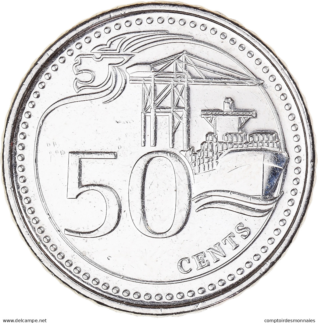 Monnaie, Singapour, 50 Cents, 2013 - Singapur