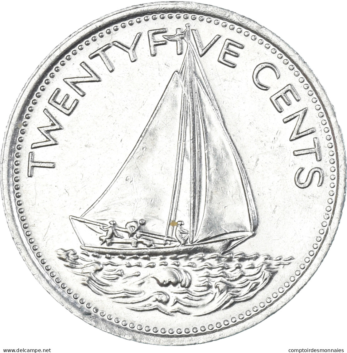 Monnaie, Bahamas, 25 Cents, 1977 - Bahamas