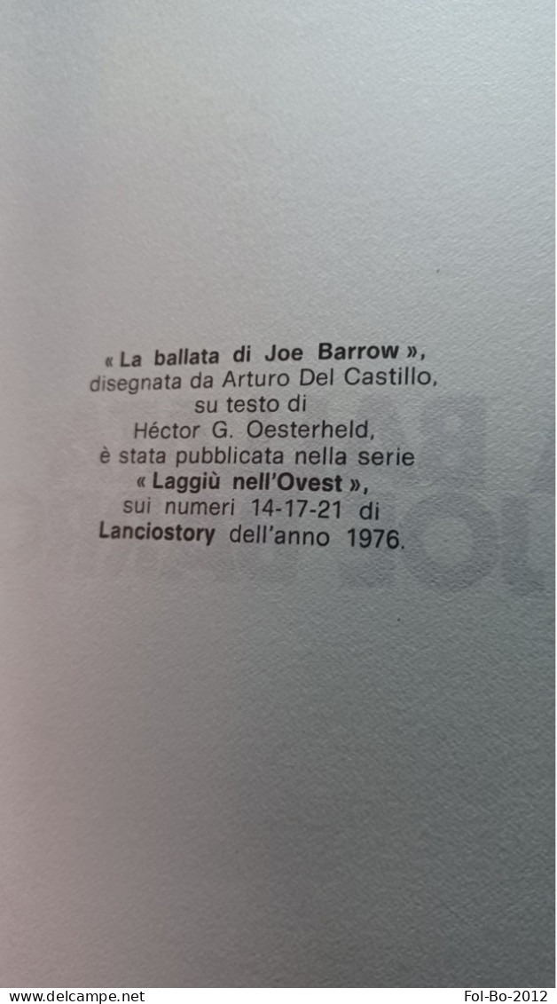 La Ballata Di Joe Barron.laggiu Nell Ovest N 1+poster,del 1982 - Premières éditions