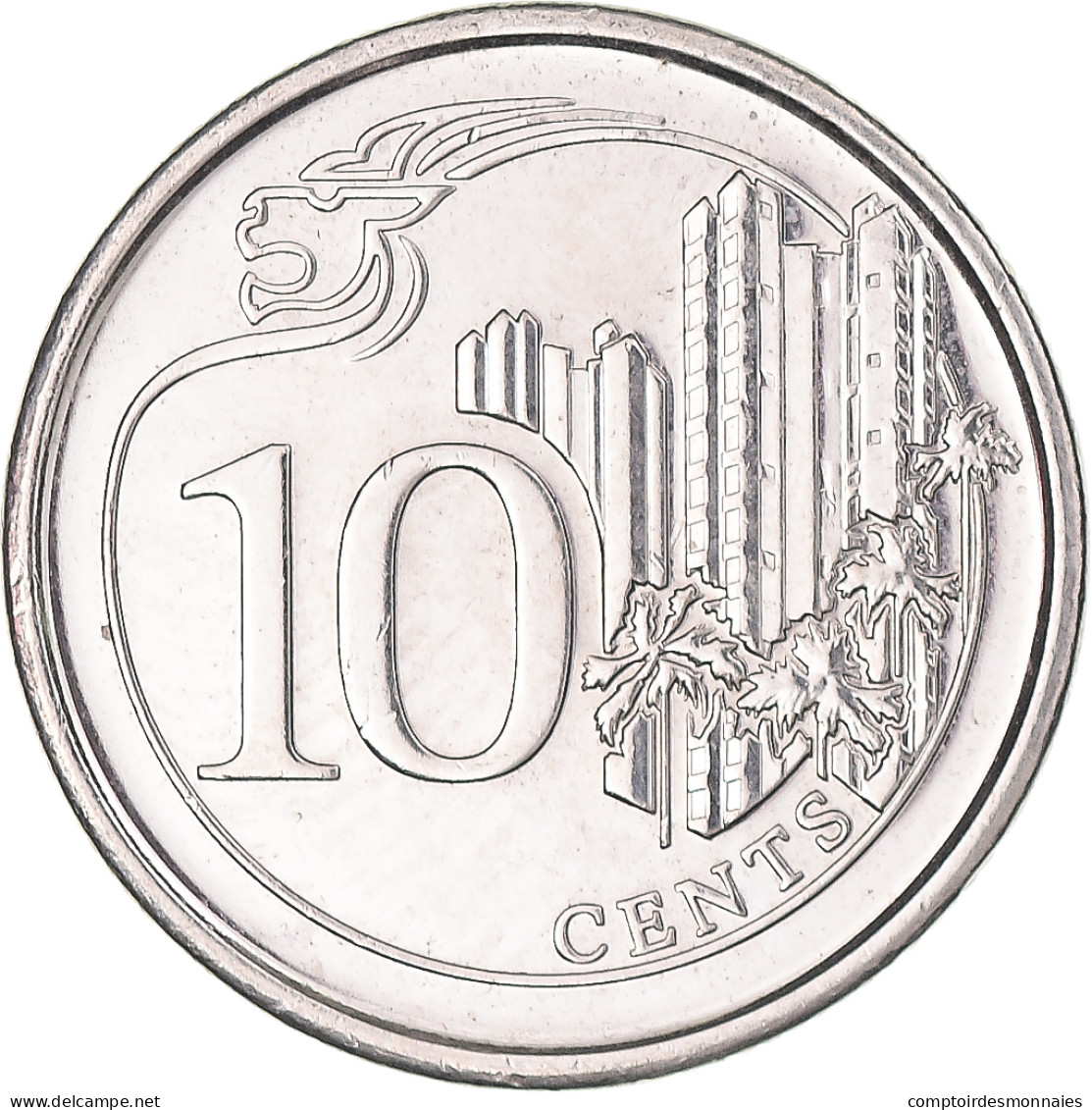 Monnaie, Singapour, 10 Cents, 2016 - Singapur