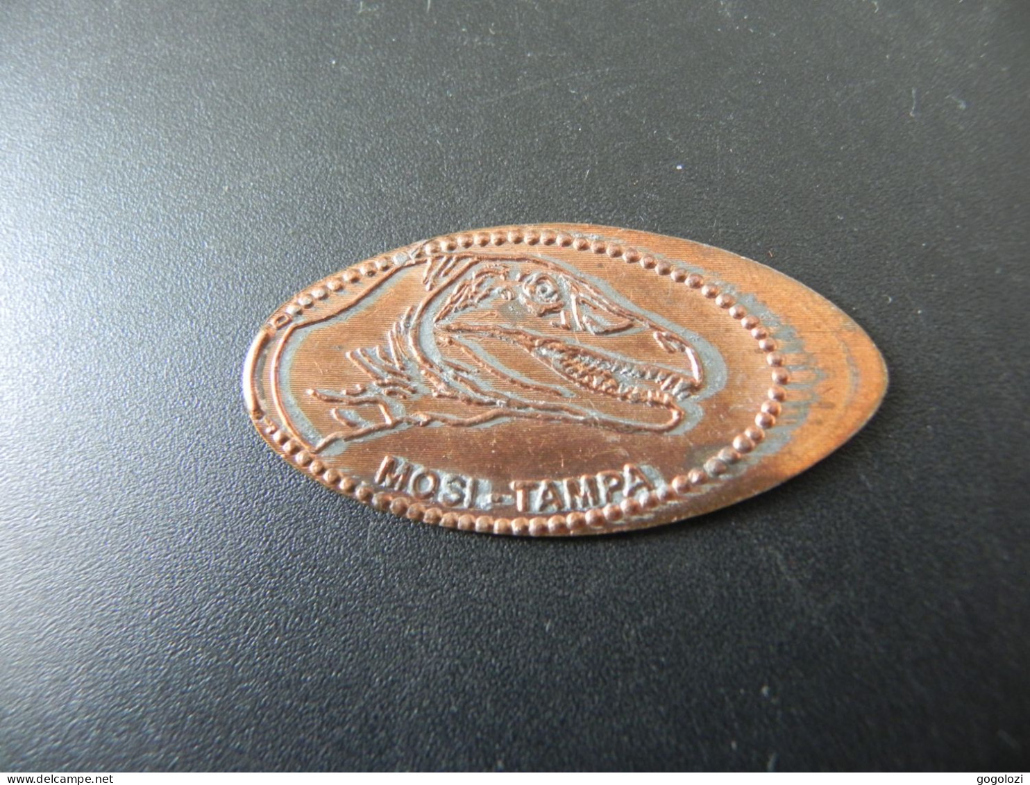 Jeton Token - Elongated Cent - USA - Mosi Tampa - Pièces écrasées (Elongated Coins)