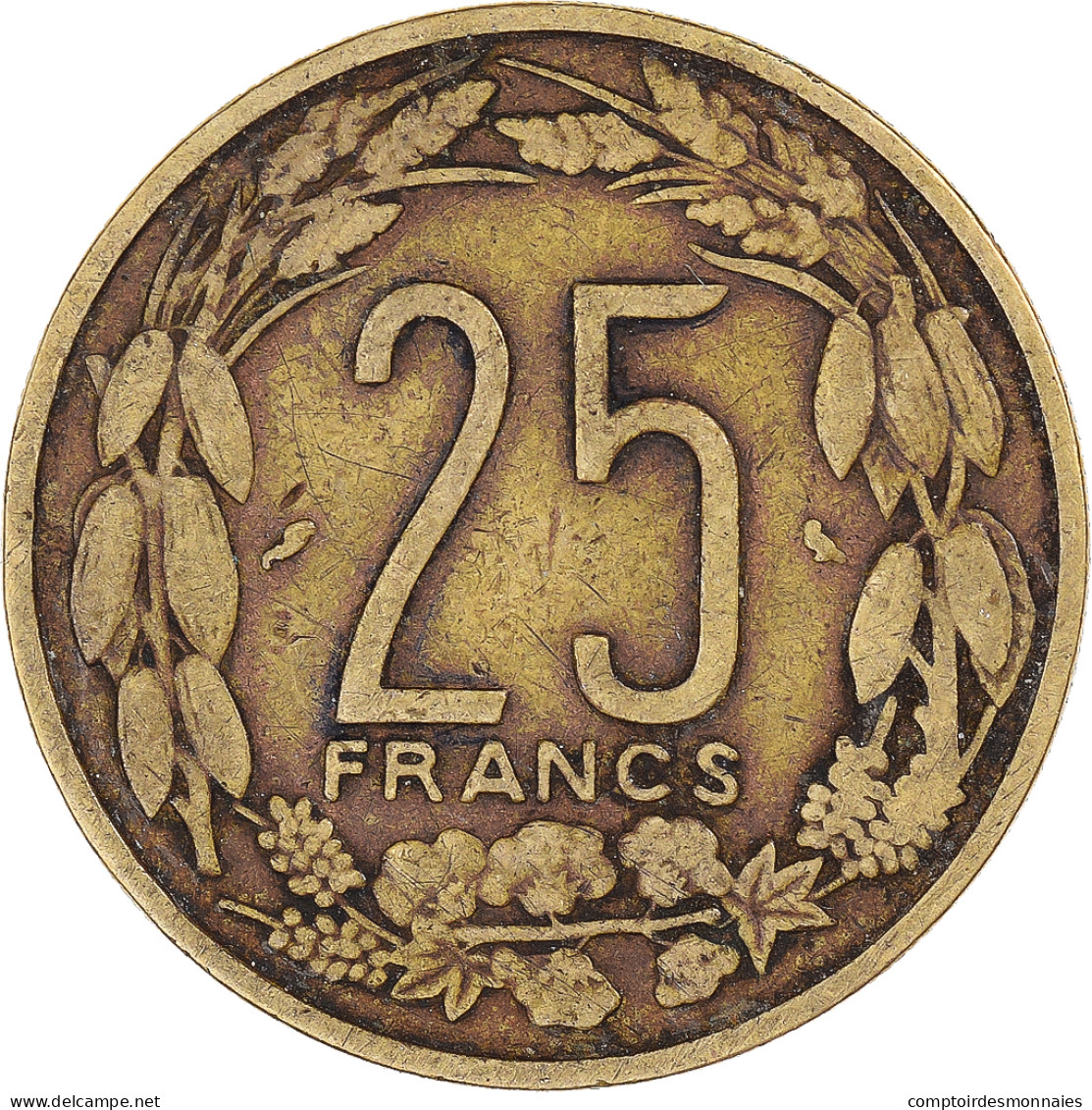 Monnaie, Afrique Équatoriale, 25 Francs, 1962 - Kamerun