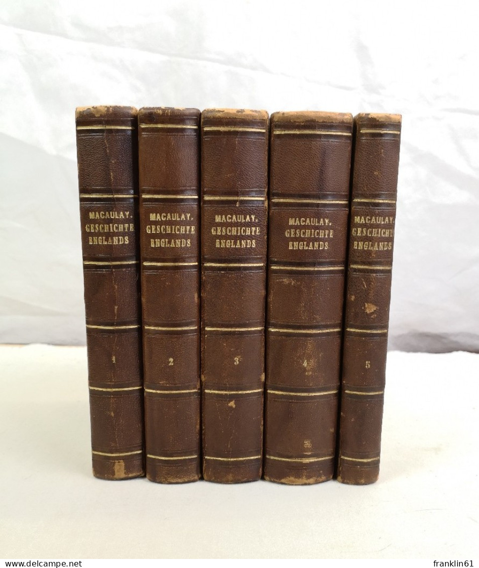 Die Geschichte Englands Seit Dem Regierungsantritte Jacobs II. Fünf Bände. Komplett. - 4. Neuzeit (1789-1914)