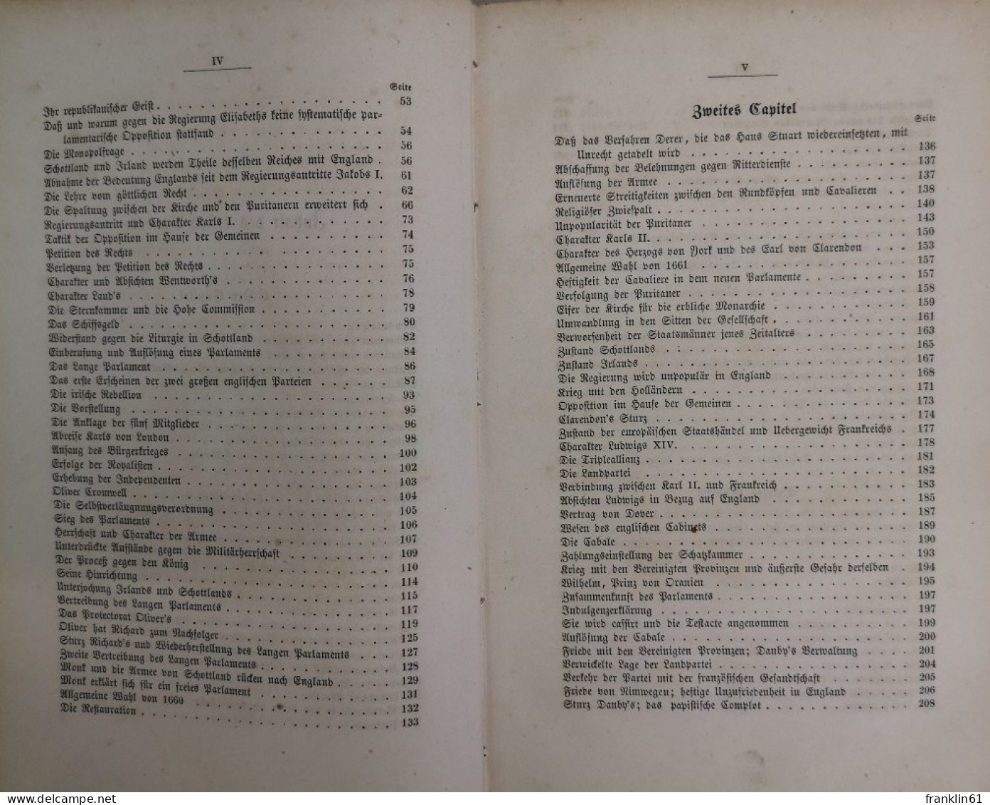 Die Geschichte Englands Seit Dem Regierungsantritte Jacobs II. Fünf Bände. Komplett. - 4. Neuzeit (1789-1914)