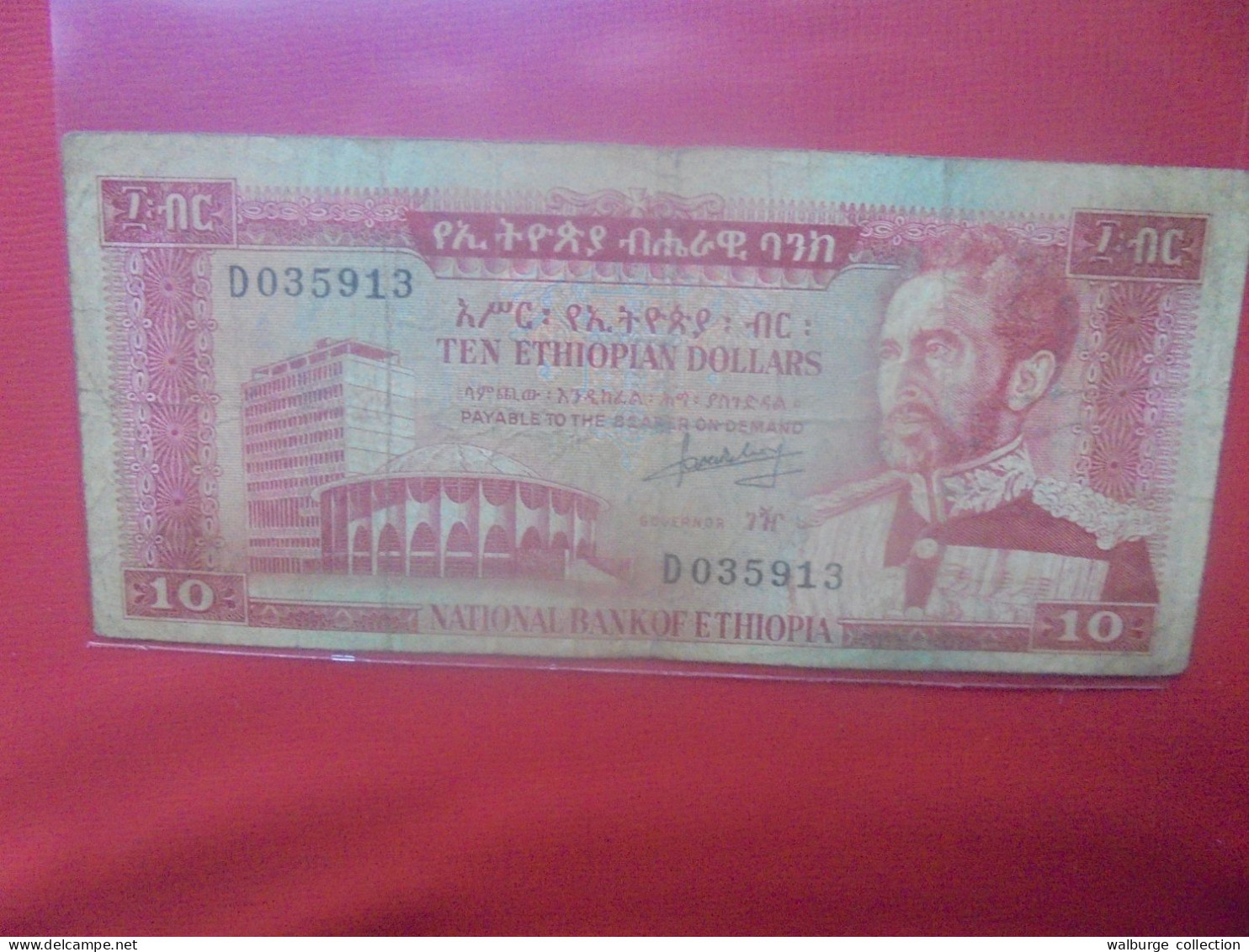 ETHIOPIE 10$ 1966 Circuler (B.29) - Aethiopien