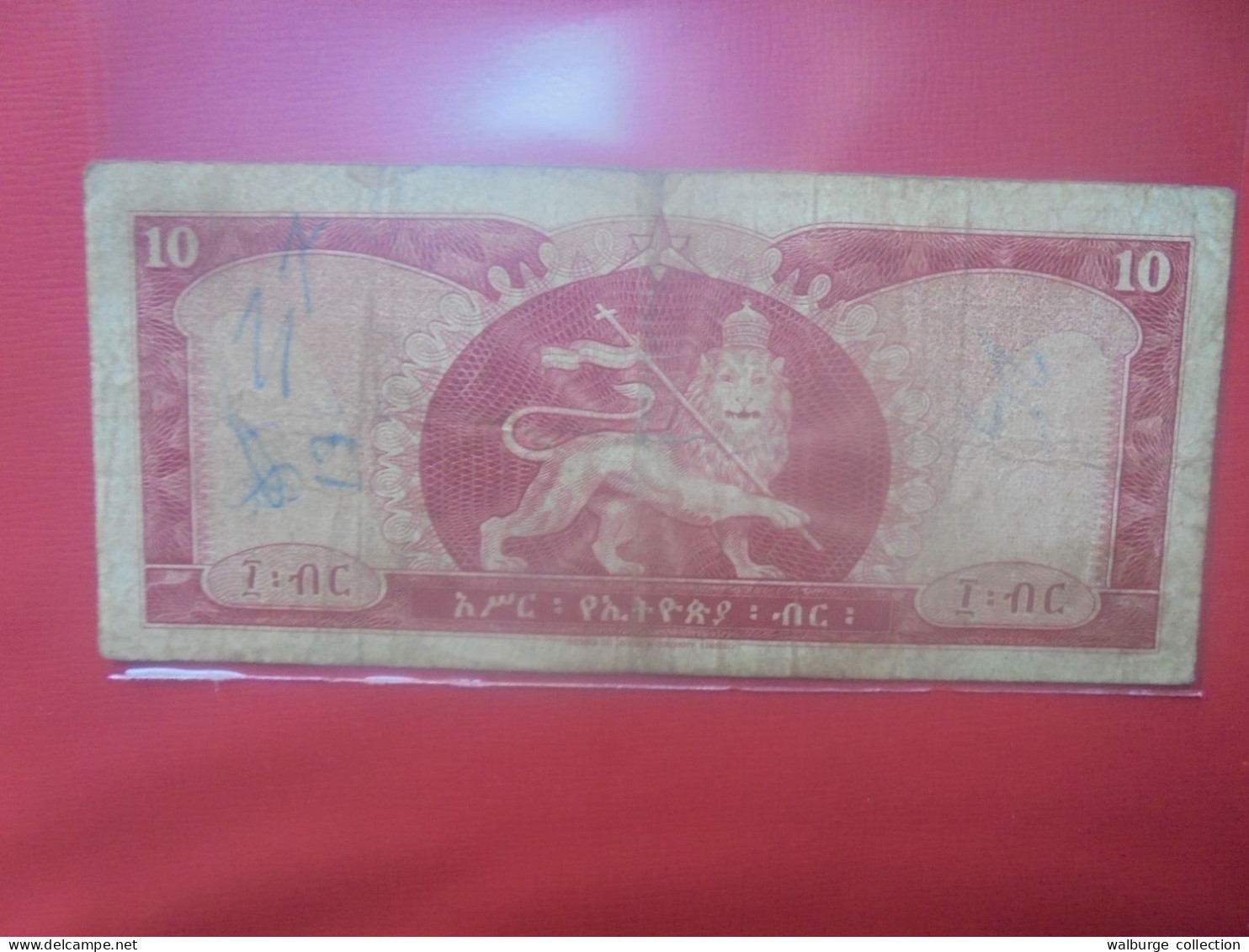 ETHIOPIE 10$ 1966 Circuler (B.29) - Ethiopie