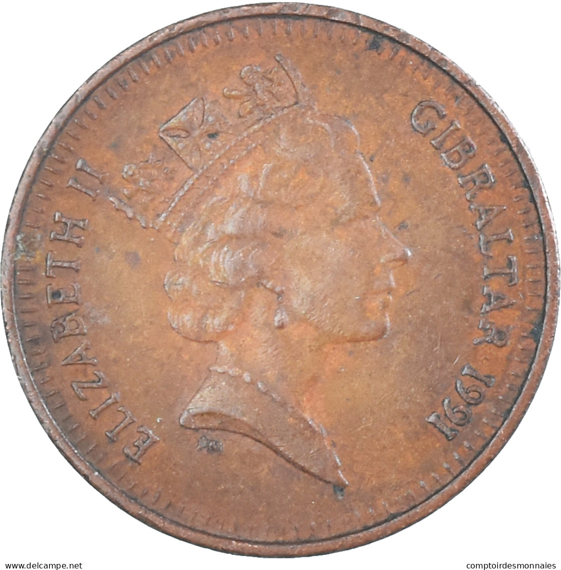 Monnaie, Gibraltar, Penny, 1991 - Gibraltar