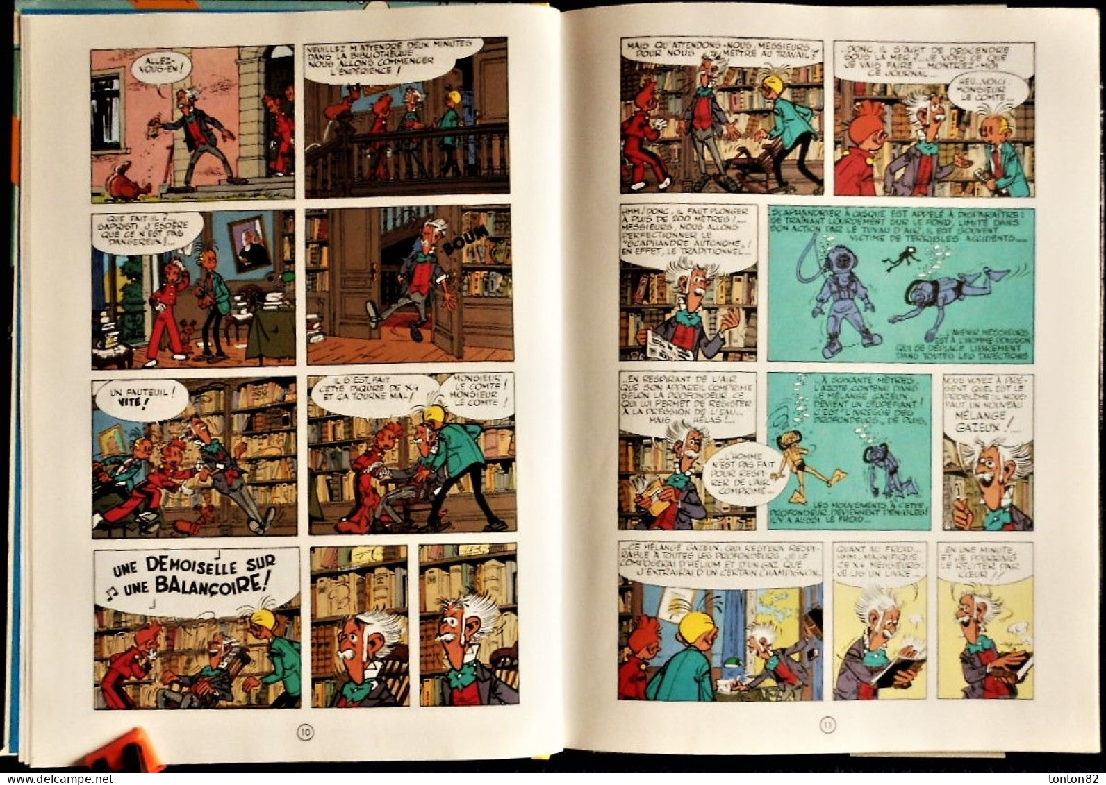 Franquin - Spirou Et Fantasio - N° 9 - Le Repaire De La Murène - Dupuis - ( E.O.1997 ) . - Spirou Et Fantasio
