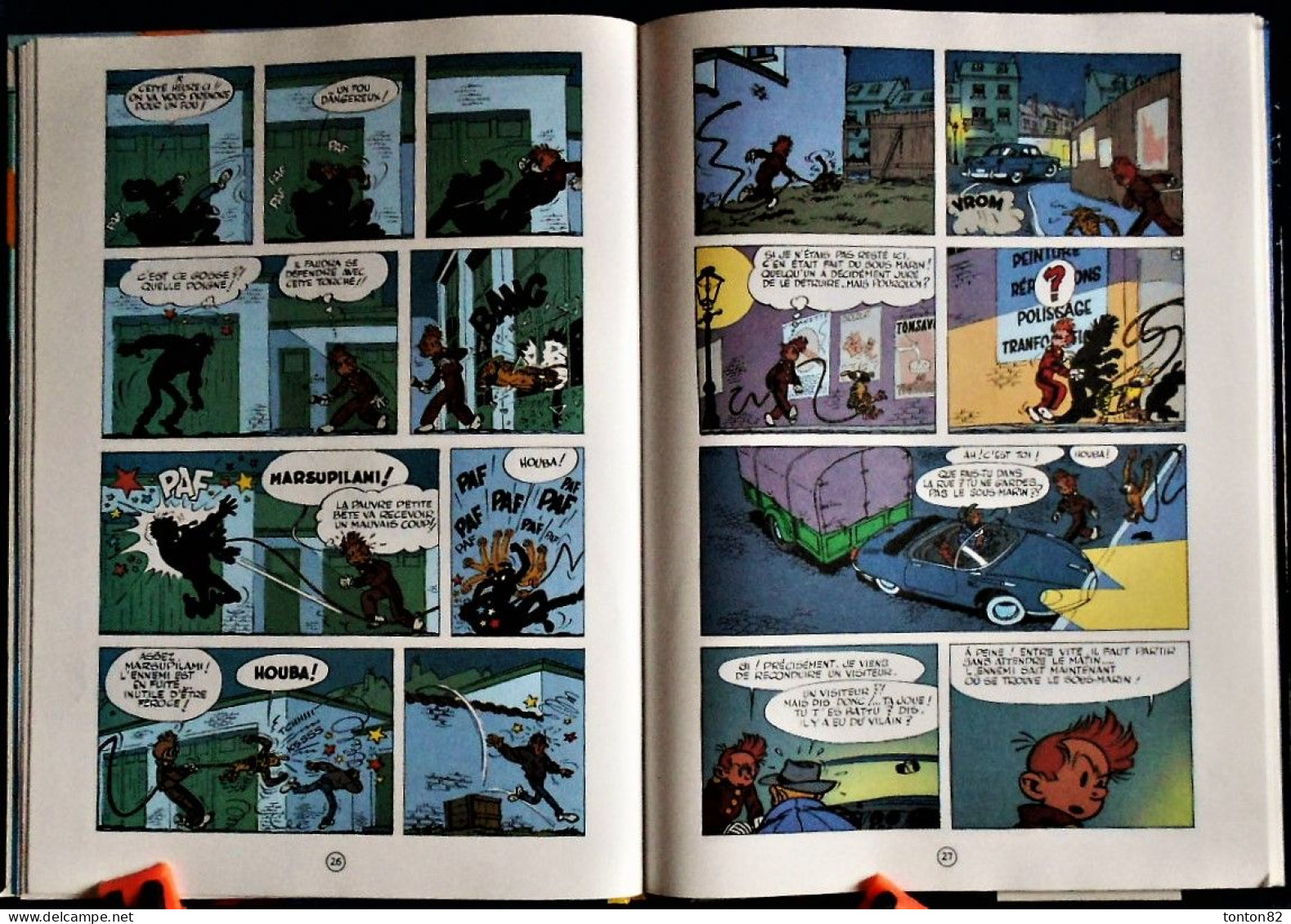 Franquin - Spirou et Fantasio - N° 9 - Le repaire de la murène - Dupuis - ( E.O.1997 ) .
