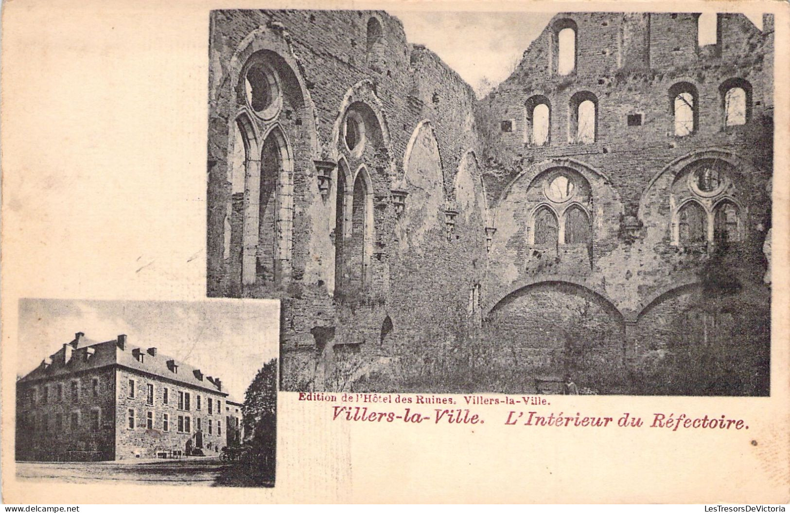 BELGIQUE - Villers La Ville - L'Intérieur Du Réfectoire - Carte Postale Ancienne - Villers-la-Ville