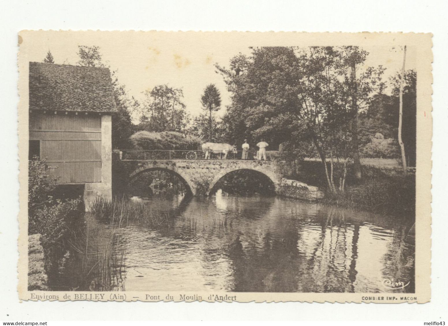 01/ CPA A -  Belley - Pont Du Moulin, D'Andert - Belley