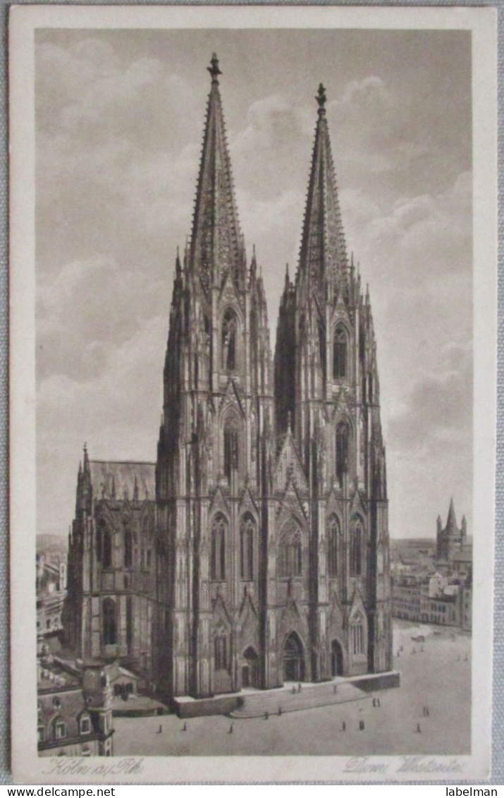 GERMANY DEUTSCHLAND KOLN COLN AM RHEIN CATHEDRAL DOM POSTKARTE POSTCARD ANSICHTSKARTE PHOTO CARTE POSTALE CARD PC CP AK - Langen