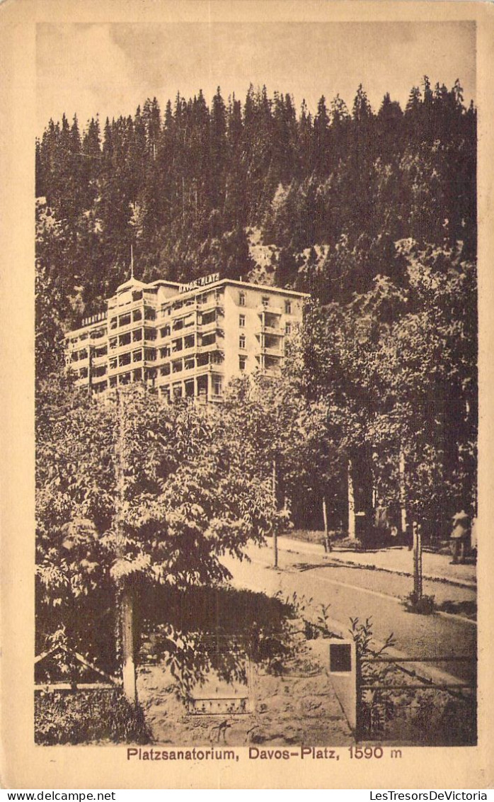 PAYS BAS - DAVOS PLATZ - Platzsanatorium - Carte Postale Ancienne - Davos