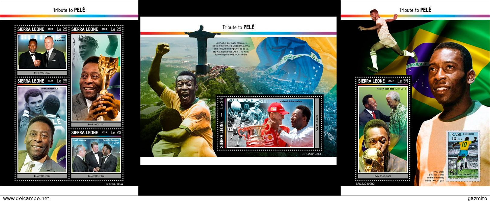 Sierra Leone 2022, Sport, Pele, 4val In BF +2BF - 2010 – Südafrika