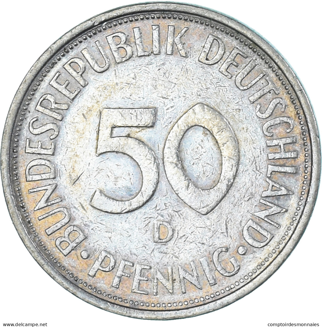 Monnaie, Allemagne, 50 Pfennig, 1974 - 50 Pfennig