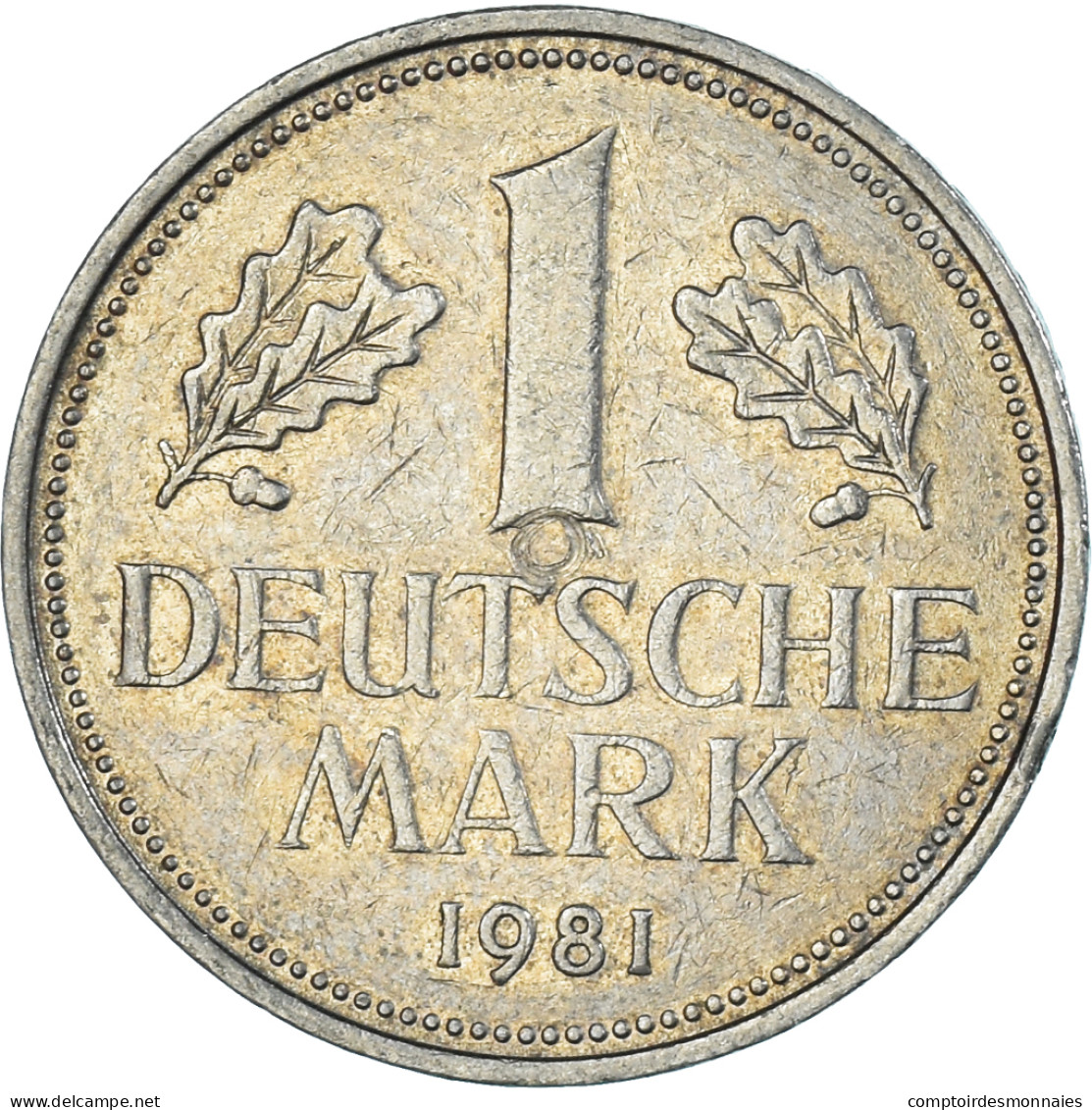 Monnaie, Allemagne, Mark, 1981 - 1 Mark