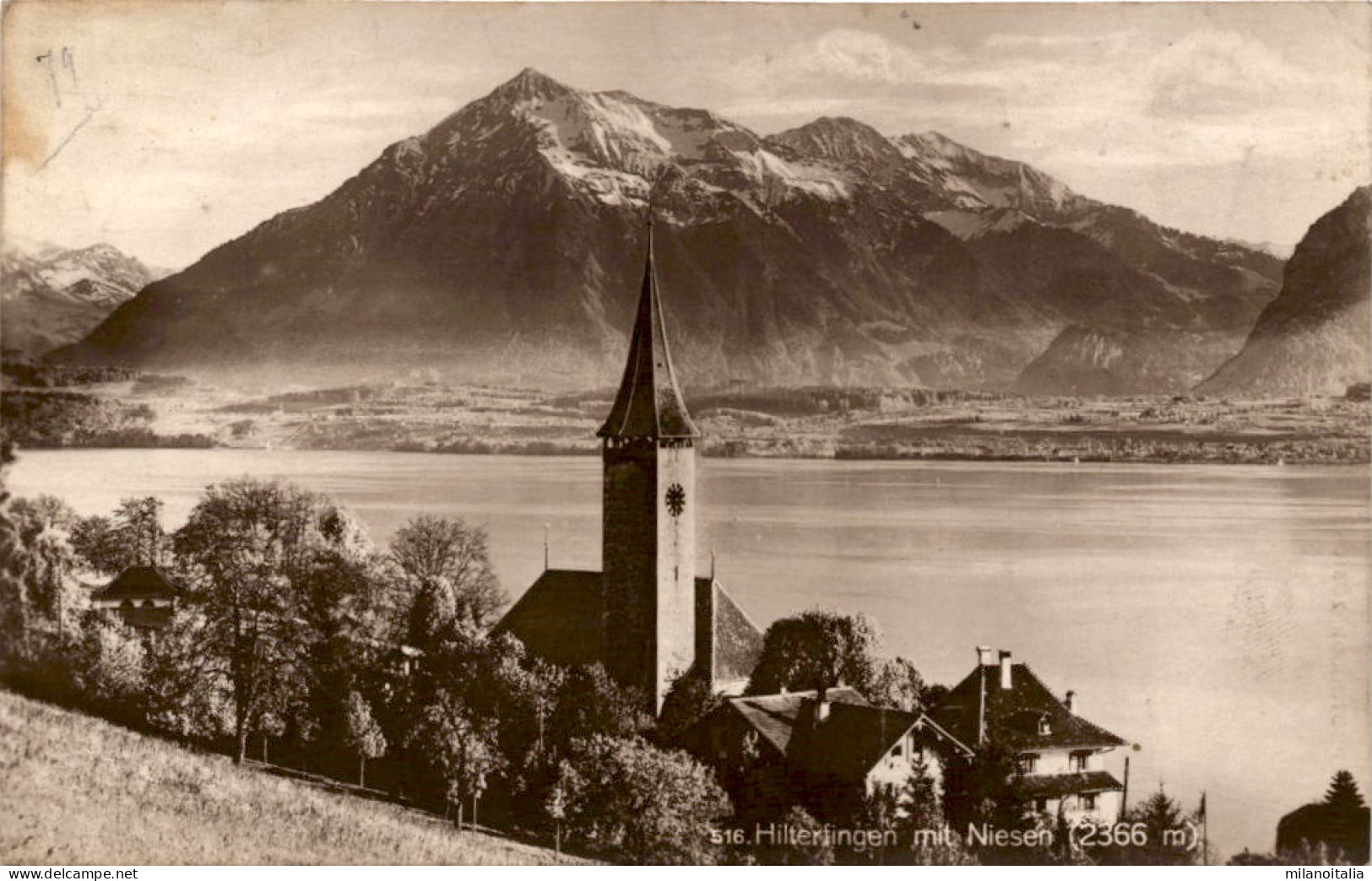 Hilterfingen Mit Niesen (516) * 7. 6. 1927 - Hilterfingen