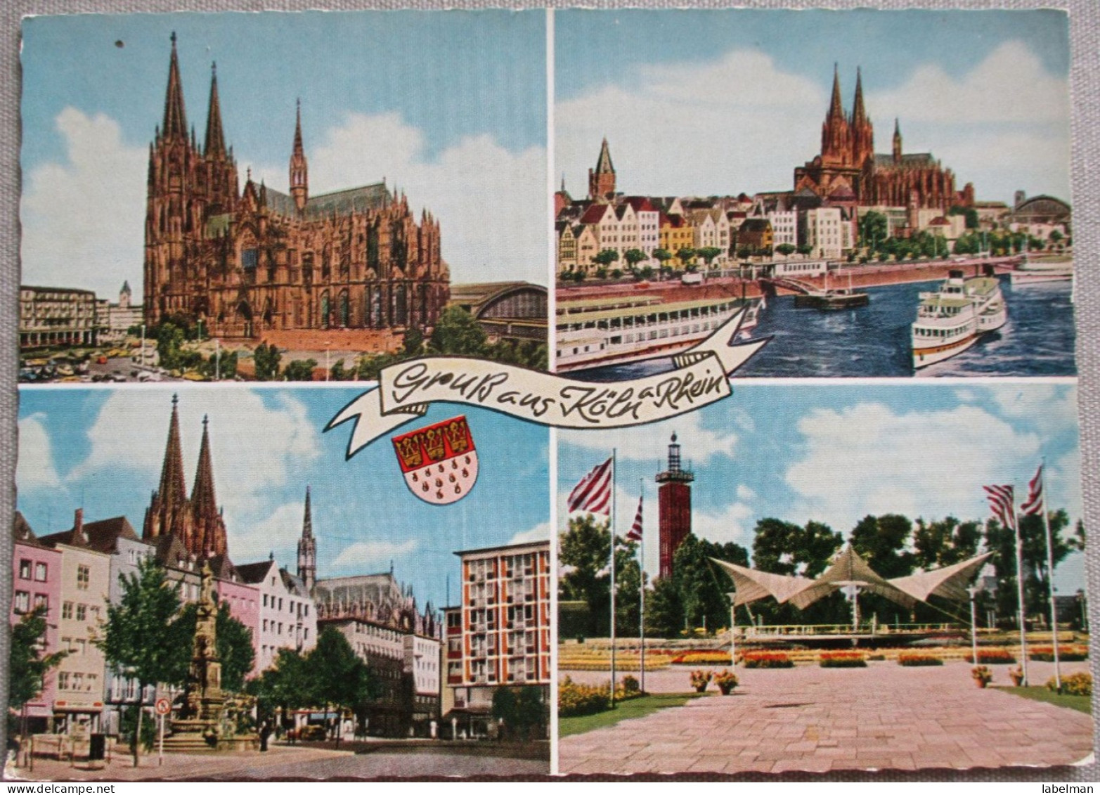 GERMANY DEUTSCHLAND KOLN COLN AM RHEIN MULTI VIEW POSTKARTE POSTCARD ANSICHTSKARTE PHOTO CARTE POSTALE CARD PC CP AK - Langen