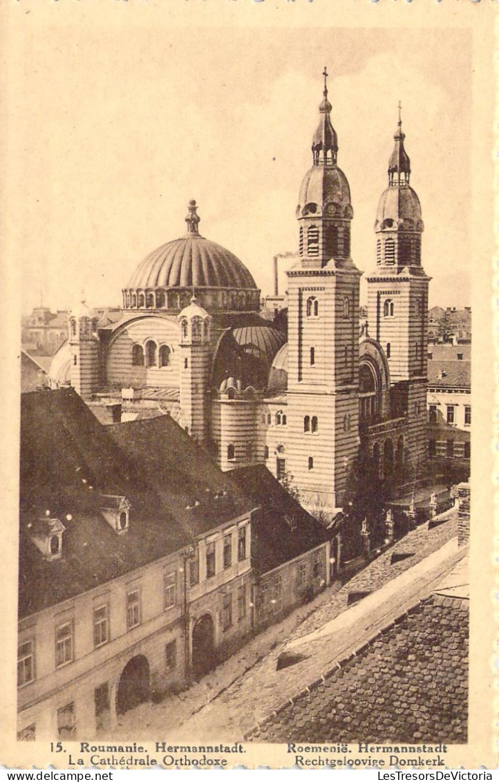 ROUMANIE - HERMANNSTADT - La Cathédrale Orthodoxe - Carte Postale Ancienne - Roumanie