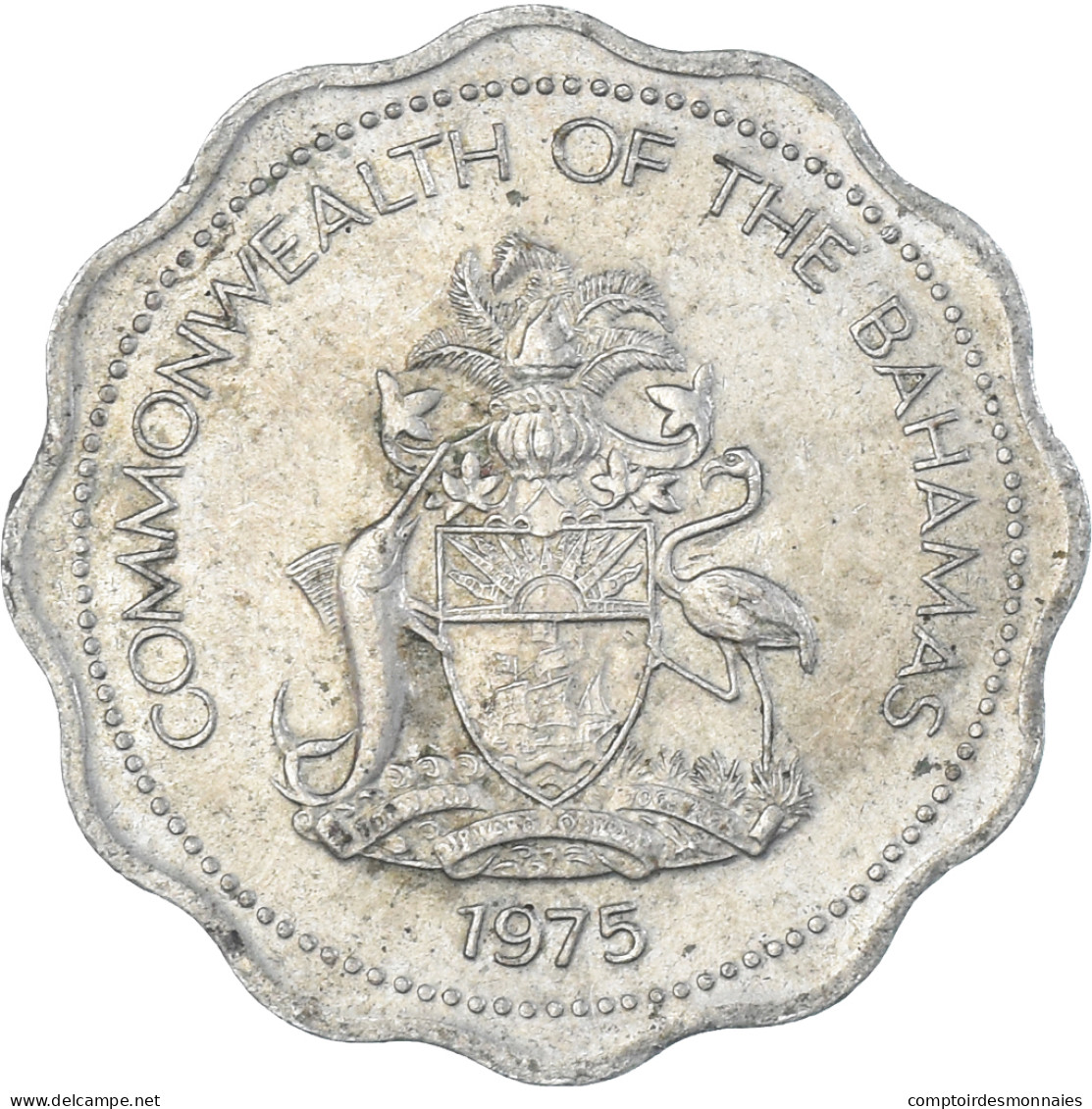 Monnaie, Bahamas, 10 Cents, 1975 - Bahama's