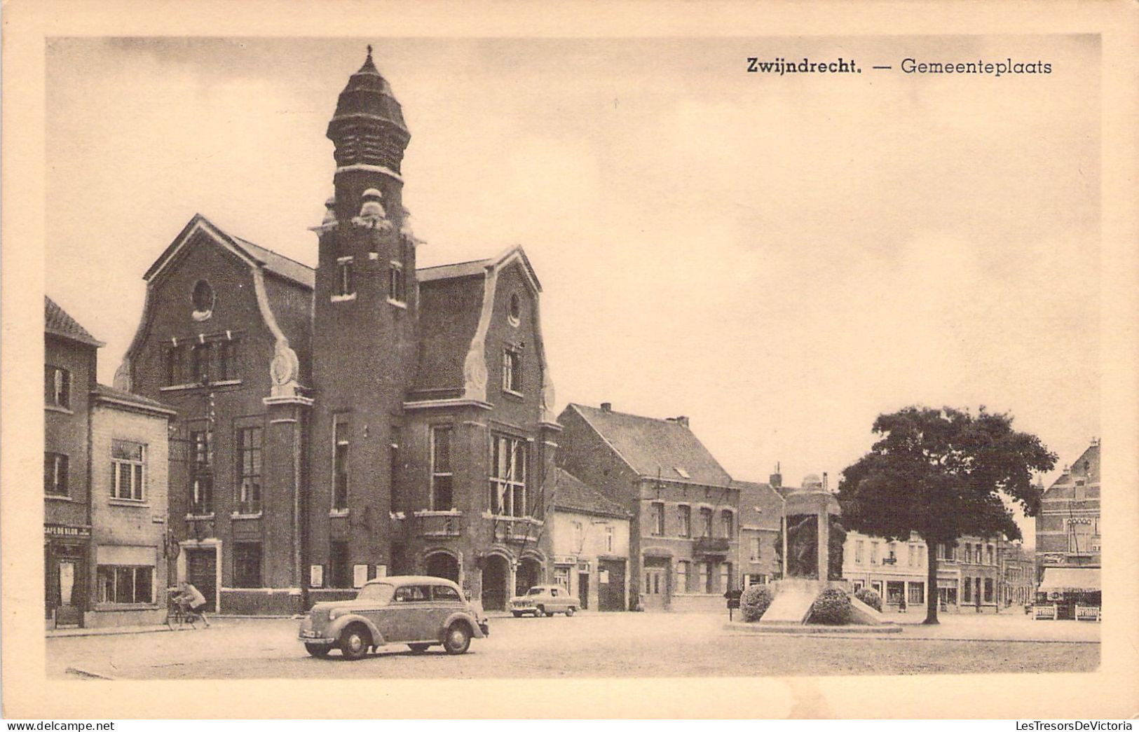 BELGIQUE - ZWIJNDRECHT - Gemeenteplaats - Carte Postale Ancienne - Zwijndrecht