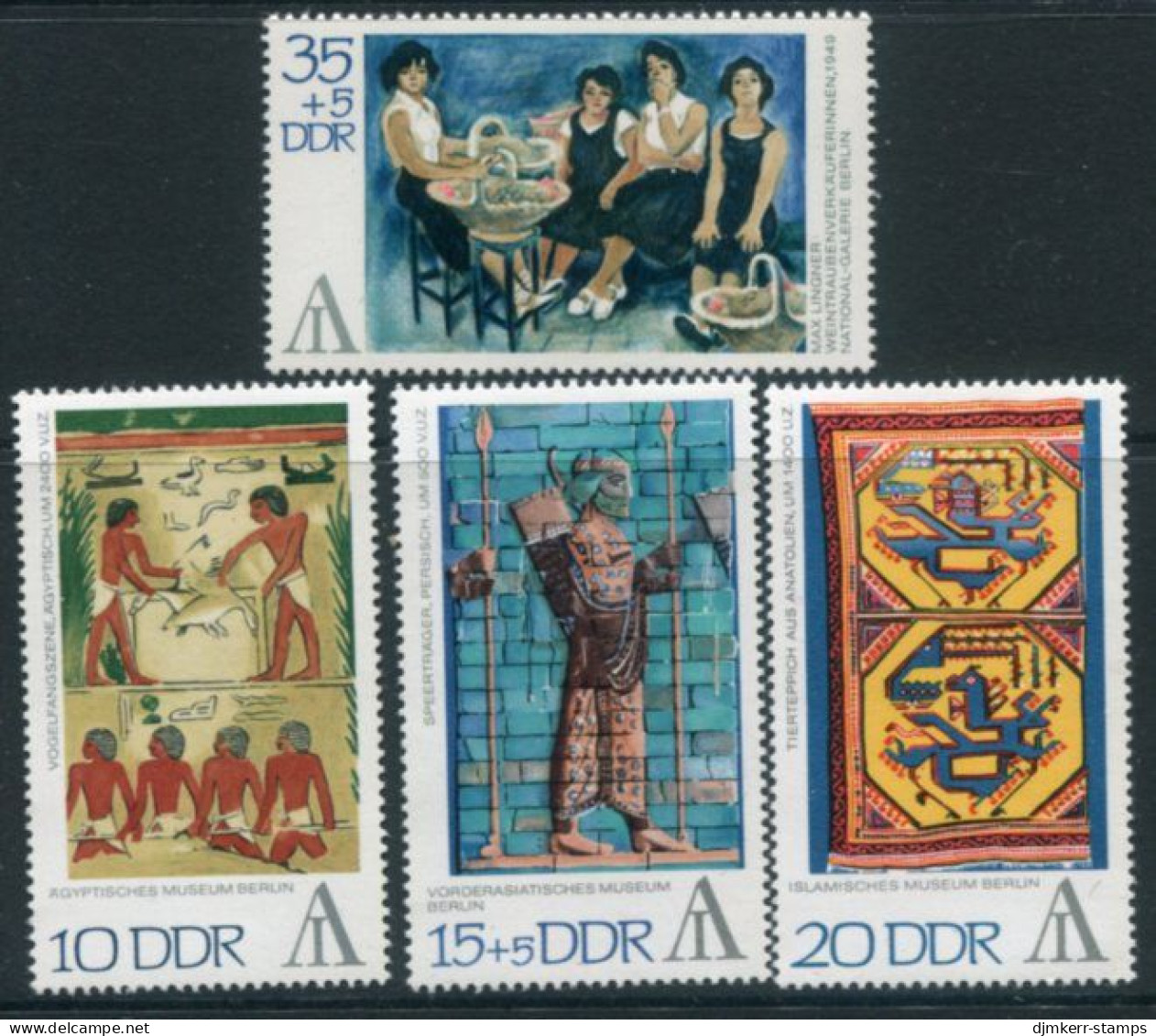 DDR / E. GERMANY 1972 Interartes Philatelic Exhibition MNH / **.  Michel 1785-88 - Unused Stamps