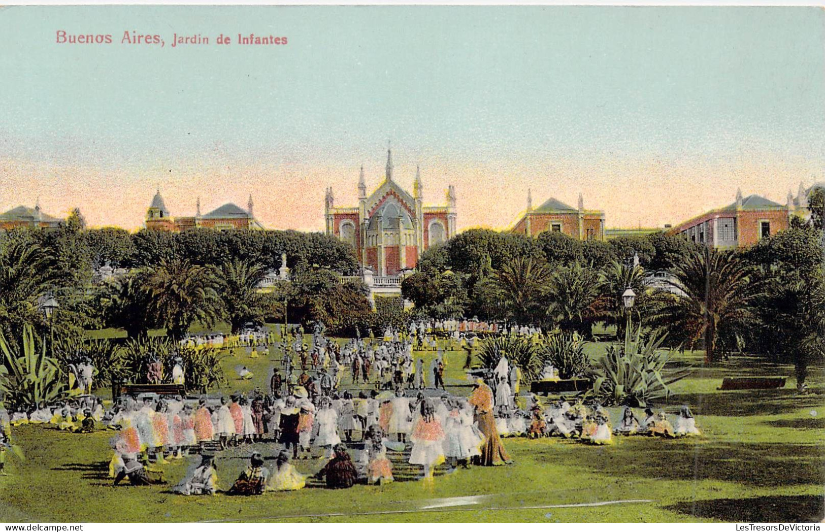 ARGENTINE - BUENOS AIRES - Jardin De Infantes - Carte Postale Ancienne - Argentine