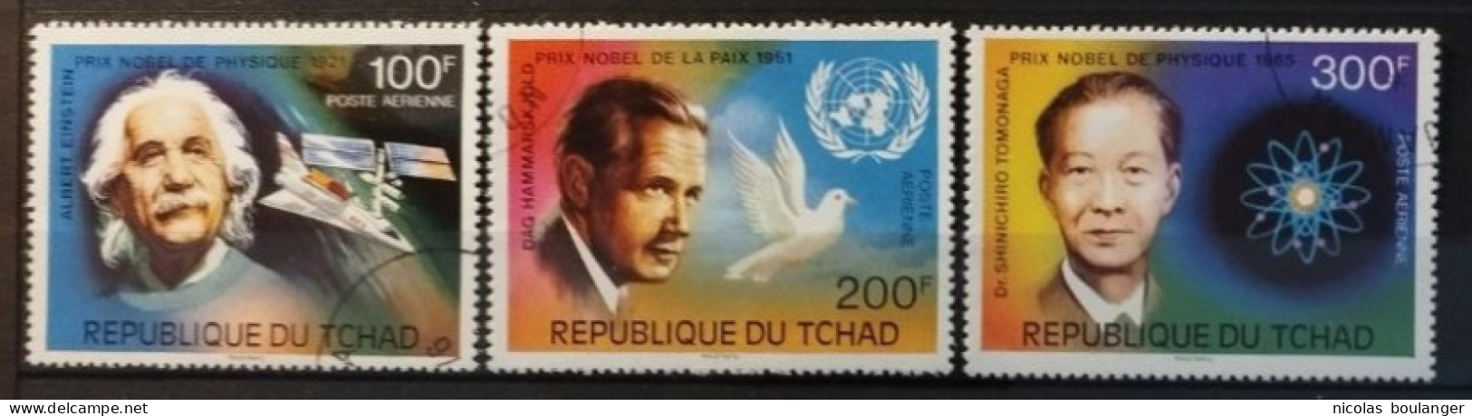 République Du Tchad 1976 / Yvert Poste Aérienne N°183-185 / Used - Tchad (1960-...)